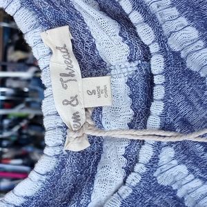 Blue and white shirt